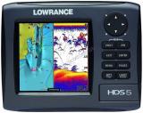 Lowrance HDS-5 Gen2 50/200kHz sonar + GPS 60° a 90°