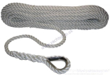 LANEX Kotevné lano z polyesteru, s očnicou 30 m, priemer 14 mm