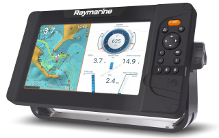 RAYMARINE Element 12 S, WiFi, GPS, Chartplotter s jednokanálovým sonarom, sonda CPT-S  + mapa Med sea LightHouse Charts