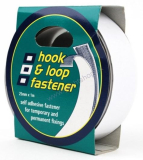 PSP Hook loop fastener, suchý zips samolepiaci 25 mm x 1 m, čierny
