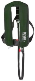 BESTO Automatická záchranná vesta s ručnou aktiváciou zelená 150 N manual