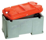 OSCULATI Box na uloženie veľkokapacitnej 12 V batérie prevedenie šedá / oranžová