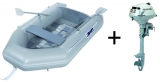 AWN GS 230 S Nafukovací čln s lamelovou podlahou + motor HONDA BF 2,3 PS - SET 
