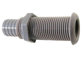 MTM Vypúšťací otvor s hadicovým výstupom plastový šedý 22,7 mm / 100 mm