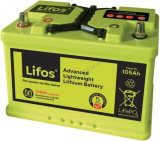 LIFOS (LiFePO4) Lítiová batéria 105 Ah, 12,8 V