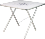 OSCULATI Obdĺžnikový skladací palubný stôl s podstavcom 60 x 40 cm