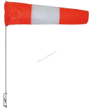 LINDEMANN Vetrovka s rýchloupínacím bočným držiakom a vlajkou Ø 60 cm
