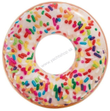 INTEX Nafukovacie koleso donut rainbow sprinkle 114 cm