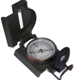TREM Kovový ložiskový kompas s tekutým závesom s lupou a zameriavačom