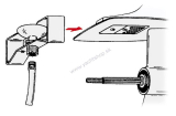 OSCULATI Uši (manžeta) pre prívod vody do motora kavitačnou doskou nad vrtuľou
