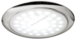 OSCULATI Ultra ploché LED svetlo pochrómované kruhové 12/24 V, 3 W
