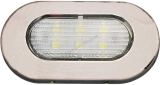 MTM Vodotesné LED stropné svietidlo IP67 nerezové 12 V