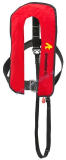LADE OÜ Automatická záchranná vesta s manuálnou aktiváciou s logom červená 165 N