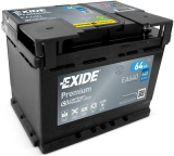 EXIDE Autobatéria prémium 64Ah, 12V, EA640