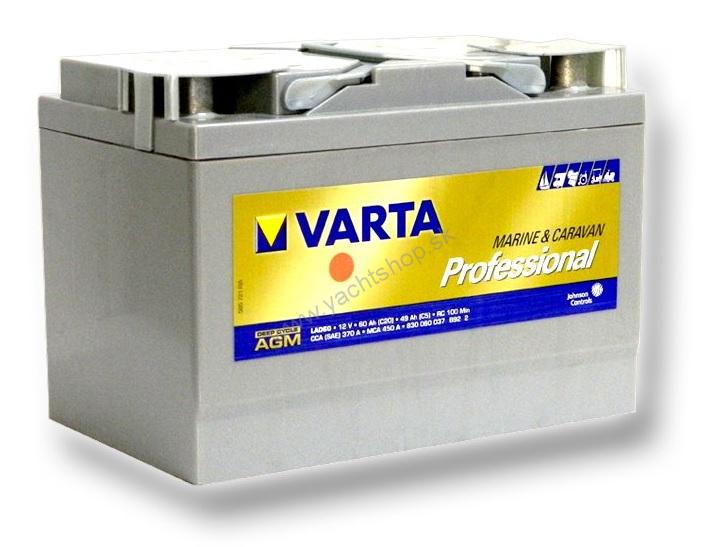 VARTA Trakčná batéria Professional Deep Cycle AGM 60 Ah, 12 V, LAD 60A
