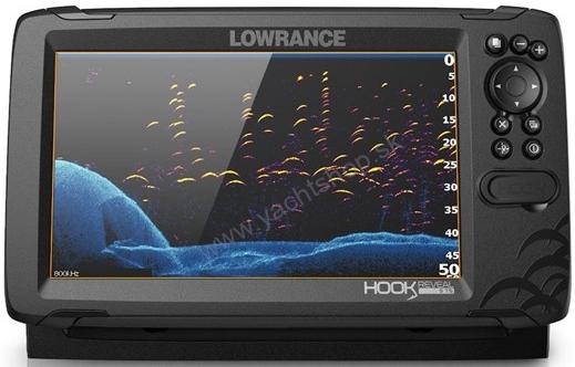 LOVRANCE HOOK Reveal 9 TripleShot with CHIRP, SideScan, DownScan & Base Map