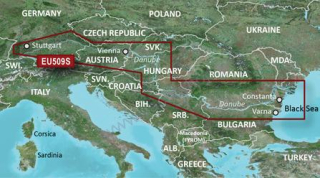 GARMIN BlueChart G2 Vision - EU509S / Plavebná mapa mapa Dunaja