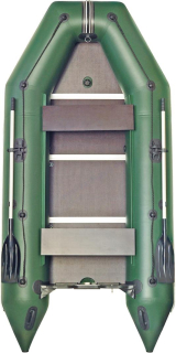 KOLIBRI KM-330 D zelený, vystužená podlaha s nafukovacím kýlom