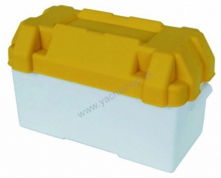 MTM Box na uloženie 12 V batérie prevedenie biela / žltá