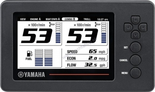 YAMAHA 6YC LCD Multifunkčný displej pre F115-F200 pre 2 motory