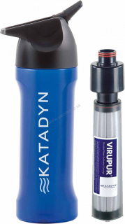 KATADYN multifunkčná fľaša so zabudovaným filtrom na dezinfekciu pitnej vody