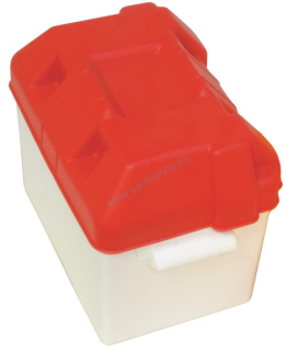 TREM Box na uloženie 12 V batérie prevedenie biela / červená