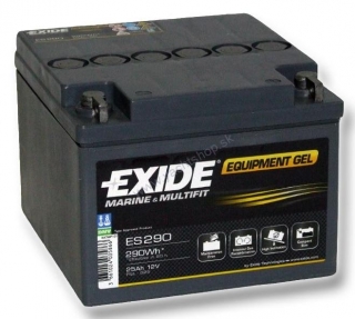 EXIDE gélová štartovacia batéria ES290, 12 V, 25 Ah, 150 A
