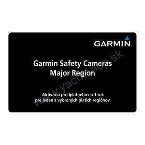  Garmin Safety Cameras - Major Region - aktivácia predplatného na 1 rok