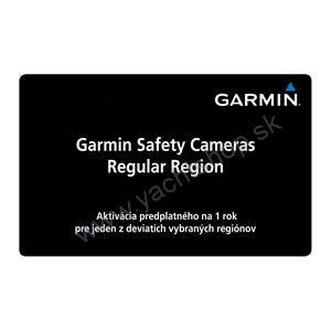 Garmin Safety Cameras - Regular Region - aktivácia predplatného na 1 rok