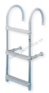 TREM Rebrík s oblúkom 18 cm, dĺžka 90 cm, 3 schodíky