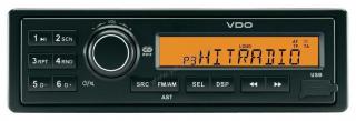 VDO Radio RDS, MP3, USB, 12 V
