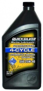 QUICKSILVER Synthetic Blend olej pre 4-taktné zabudované motory - 1 L