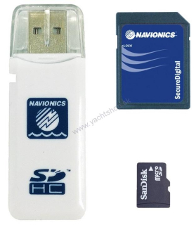 NAVIONICS+ Mapa SMALL s voľným výberom regiónu microSD/SD karta