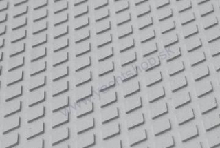 TREADMASTER Palubná protišmyková podlaha, svetlošedá 1200 x 900 mm