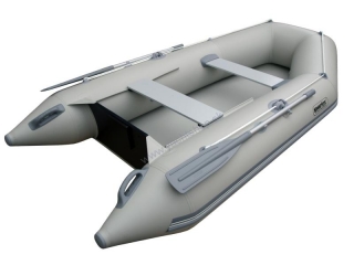 SPORTEX SHELF 250 nafukovací čln s lamelovou podlahou šedý