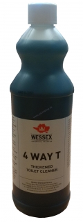 WESSEX 4 WAY T 4 WAY T Účinný čistič toaliet a odstraňovač vodného kameňa 1 l