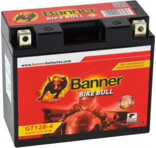 BANNER Bike Bull GEL GT12B-4, 10 Ah, 12 V (YT12B-BS)