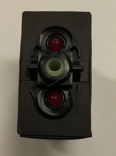 OSCULATI Prepínač ON-OFF červená LED 12 V spodná časť