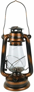 SEA-CLUB Petrolejová lampa hurikán bronz