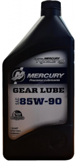 MERCURY Prevodový Racing olej Gear Lube SAE85W-90, 0,946 L