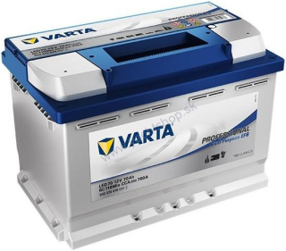 VARTA Trakčná batéria Professional Dual Purpose (Deep cycle) EFB 70Ah,12V, LED70