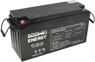 GOOWEI Trakčná GEL batéria ENERGY OTL150-12, 150 Ah, 12 V