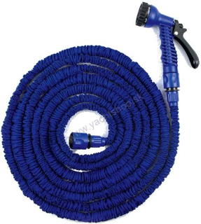 CAMP4 Flexibilná rozťahovateľná hadica na vodu 7,5 - 22,5 m modrá