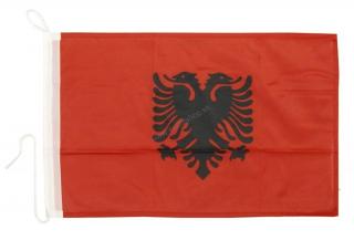 Vlajka - Albánsko 20 x 30 cm
