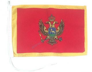 Vlajka - Čierna hora / Montenegro  20 x 30 cm