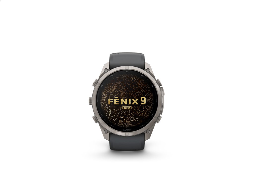 Detail konštrukcie hodiniek GARMIN Fenix 9 Pro