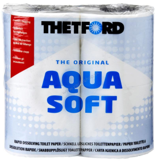 THETFORD AQUA SOFT rýchlorozpustný toaletný papier 4 rolky