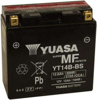 YUASA Motobatéria (originál) YT14B-BS, 12V, 12 Ah, 210 A
