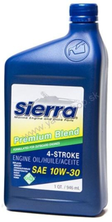SIERRA Motorový olej SAE 10W-30, 946 ml