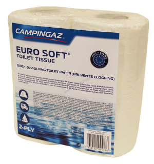 CAMPINGAZ Euro Soft rýchlorozpustný toaletný papier 4 rolky